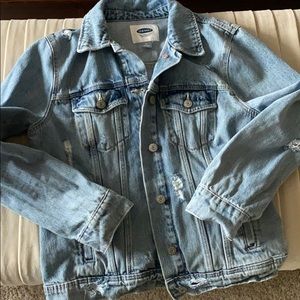 Old Navy Distressed denim jacket
